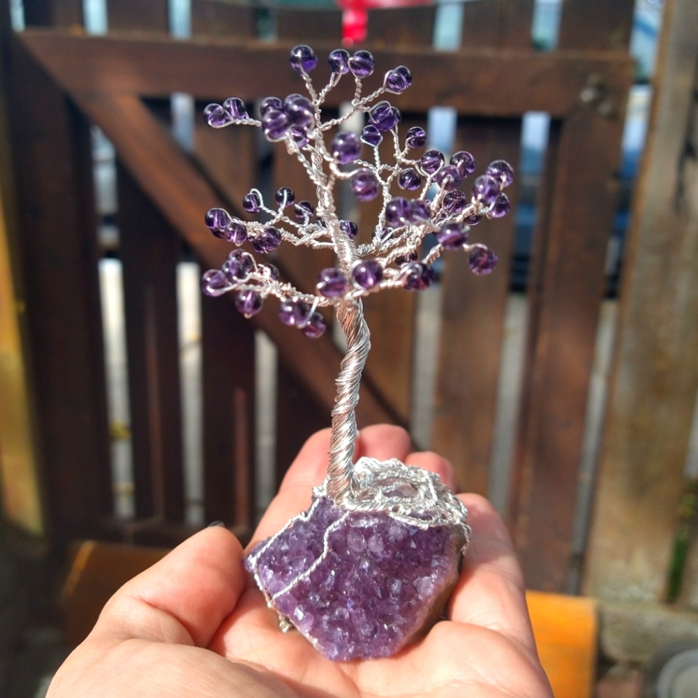 Amethyst Wire Tree
